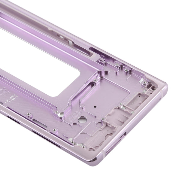 For Galaxy Note9 Front Housing LCD Frame Bezel (Rose Gold)