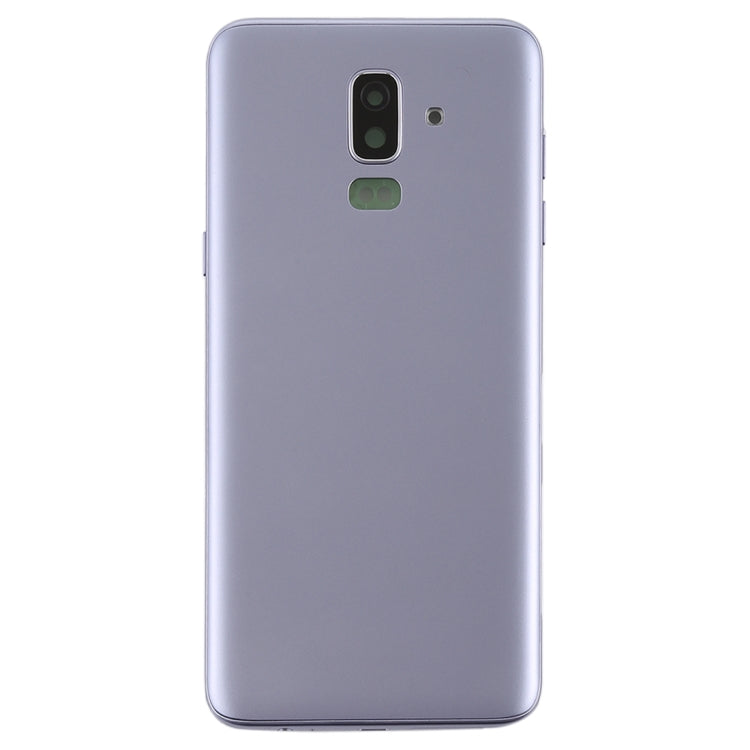 For Galaxy J8 (2018), J810F/DS, J810Y/DS, J810G/DS Back Cover with Side Keys & Camera Lens (Grey)