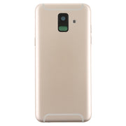 For Galaxy A6 (2018) / A600F Back Cover with Side Keys & Camera Lens (Gold)