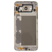 For Galaxy A8 Back Cover with Side Keys & Camera Lens (Gold)