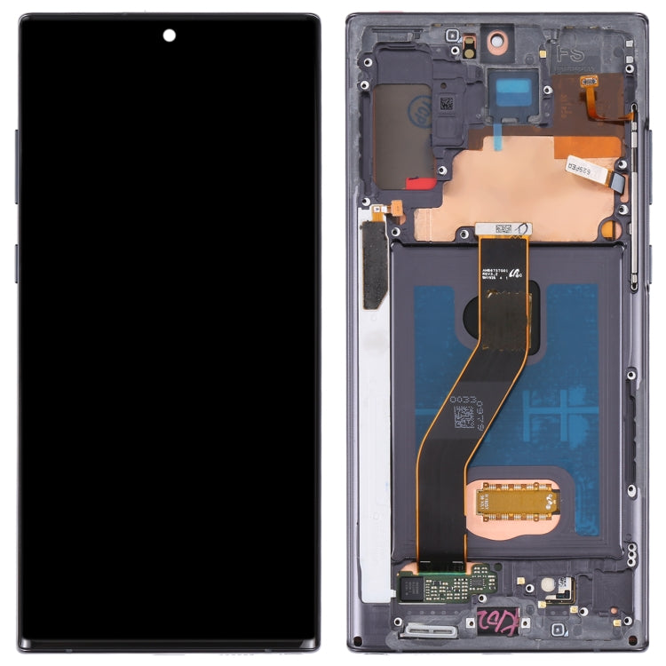 Original LCD Screen for Samsung Galaxy Note10+ 4G/Note10+ 5G SM-N976/N975 Digitizer Full Assembly With Frame (Black)