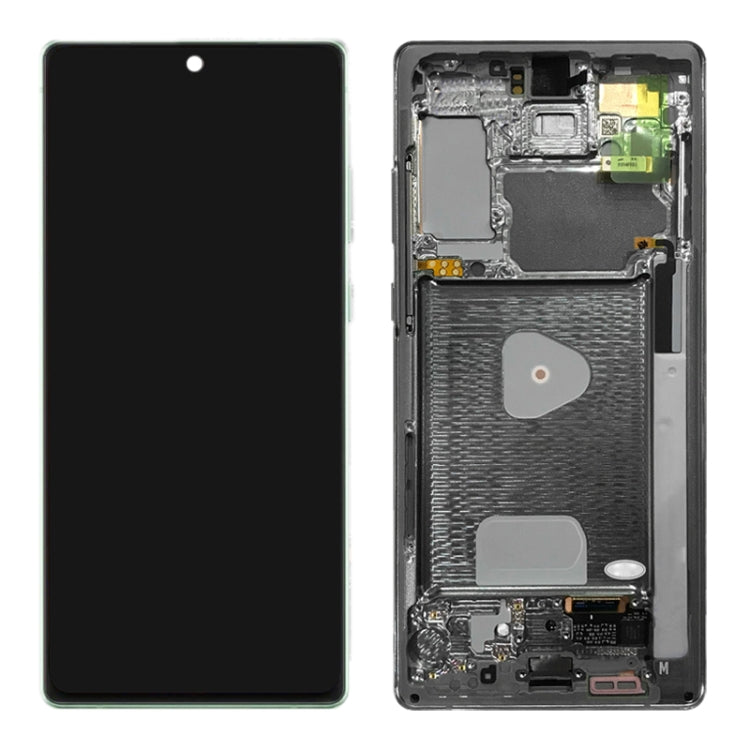 Original LCD Screen for Samsung Galaxy Note20 4G SM-N980 Digitizer Full Assembly With Frame (Green)
