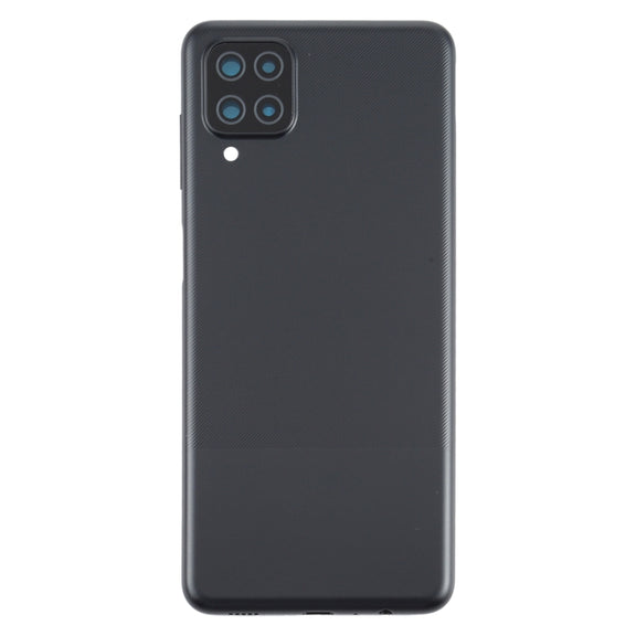 For Samsung Galaxy A12 Battery Back Cover (Black)