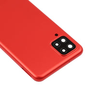 For Samsung Galaxy A12 Battery Back Cover (Red)