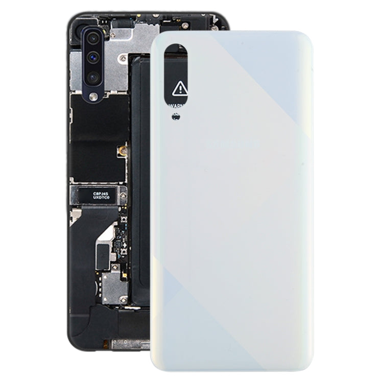 For Samsung Galaxy A50s SM-A507F Battery Back Cover (White)