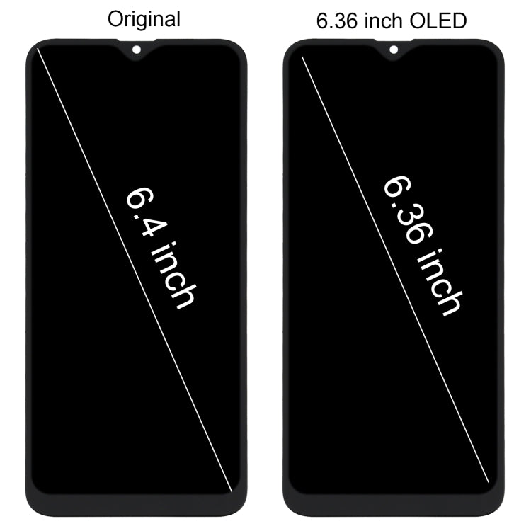 6.36 inch OLED LCD Screen for Samsung Galaxy A20 SM-A205 With Digitizer Full Assembly