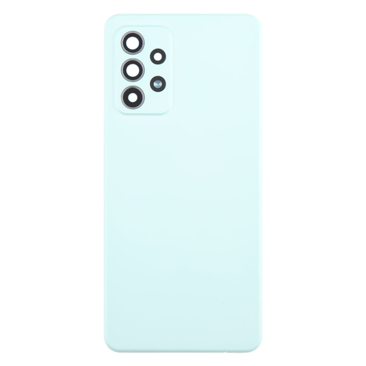 For Samsung Galaxy A52 5G / A52 4G Battery Back Cover with Camera Lens Cover(Green)