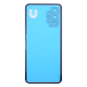 For Samsung Galaxy A52 5G / A52 4G Battery Back Cover with Camera Lens Cover(Purple)