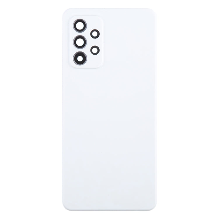 For Samsung Galaxy A52 5G / A52 4G Battery Back Cover with Camera Lens Cover(White)