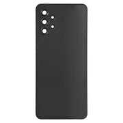 For Samsung Galaxy A32 5G Battery Back Cover with Camera Lens Cover(Black)