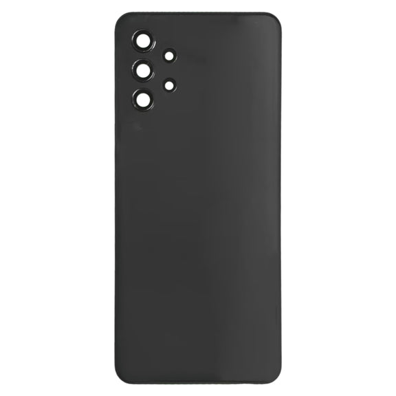For Samsung Galaxy A32 5G Battery Back Cover with Camera Lens Cover(Black)