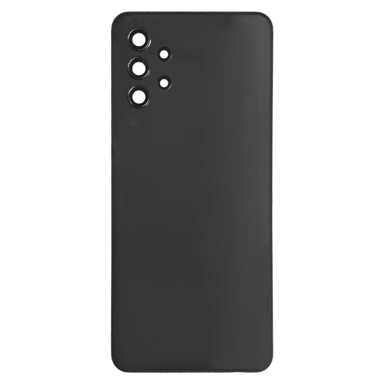 For Samsung Galaxy A32 5G Battery Back Cover with Camera Lens Cover(Black)