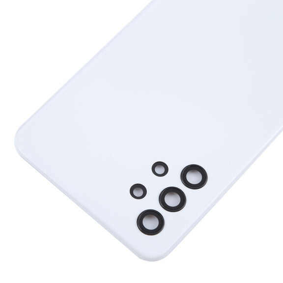 For Samsung Galaxy A32 5G Battery Back Cover with Camera Lens Cover(White)