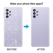 For Samsung Galaxy A32 5G Battery Back Cover with Camera Lens Cover(White)