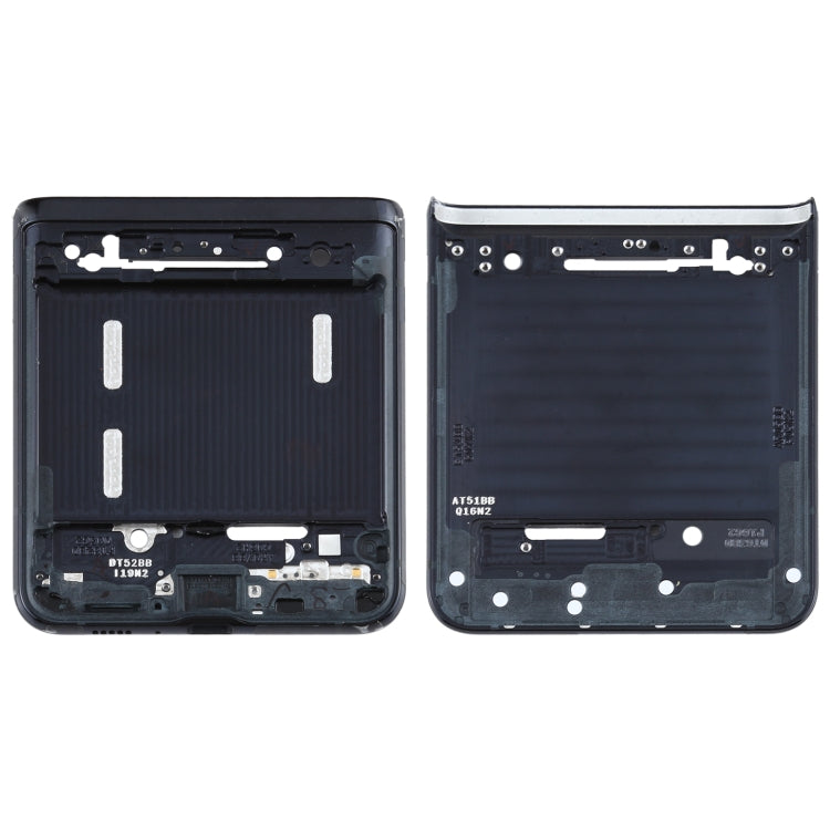 For Samsung Galaxy Z Flip 5G SM-F707  Lower Middle Frame Bezel Plate (Black)