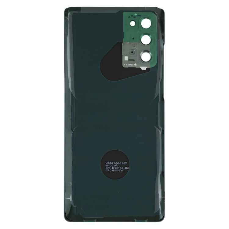 For Samsung Galaxy Note20 Battery Back Cover with Camera Lens Cover (Black)