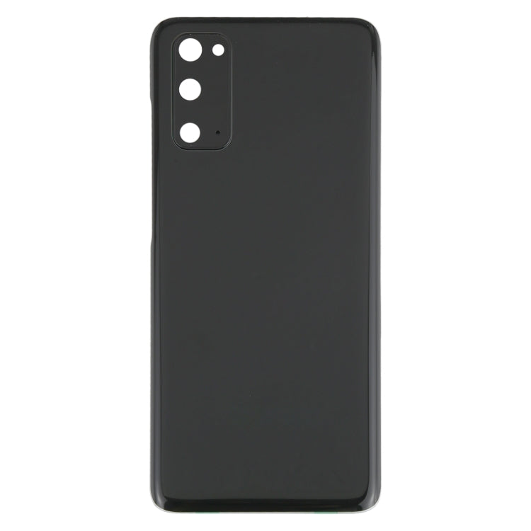 For Samsung Galaxy S20 Battery Back Cover with Camera Lens Cover (Black)
