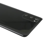 For Samsung Galaxy S20 Battery Back Cover with Camera Lens Cover (Black)