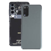 For Samsung Galaxy S20 Battery Back Cover with Camera Lens Cover (Grey)