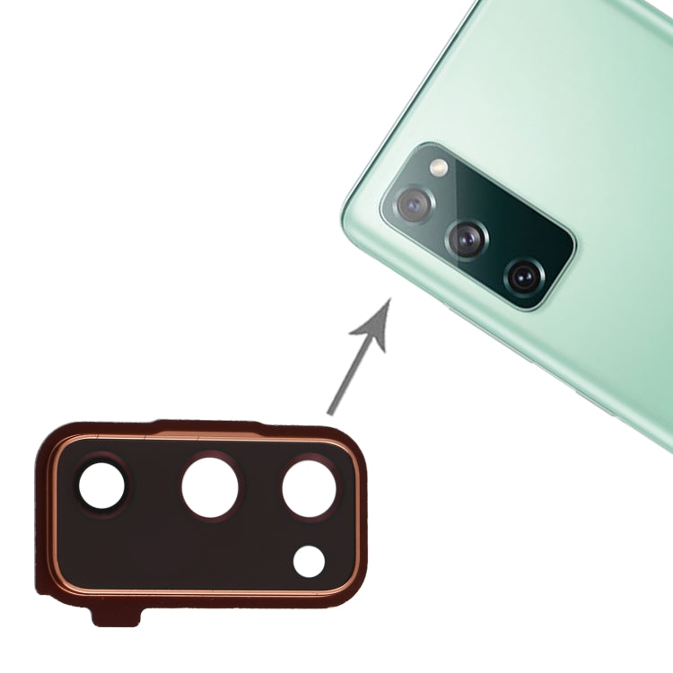 For Samsung Galaxy S20 FE Camera Lens Cover (Gold)