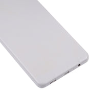 For Samsung Galaxy A02 Battery Back Cover with Camera Lens Cover (White)