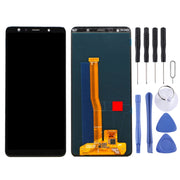 Original Super AMOLED LCD Screen for Galaxy A7 (2018), A750F / DS With Digitizer Full Assembly (Black)