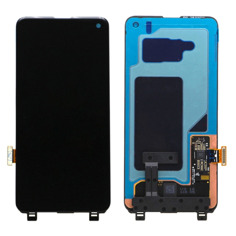 Original Super AMOLED LCD Screen for Galaxy S10 4G With Digitizer Full Assembly (Black)