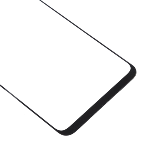 For Samsung Galaxy A40s 10pcs Front Screen Outer Glass Lens (Black)