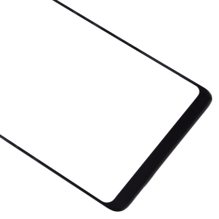 For Samsung Galaxy A8 Star / A9 Star 10pcs Front Screen Outer Glass Lens (Black)