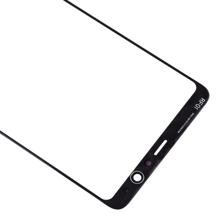 For Samsung Galaxy A8 Star / A9 Star 10pcs Front Screen Outer Glass Lens (Black)