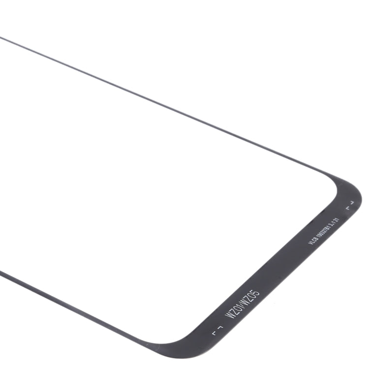 For Samsung Galaxy A50 / A30 / M30 / A4S 10pcs Front Screen Outer Glass Lens (Black)