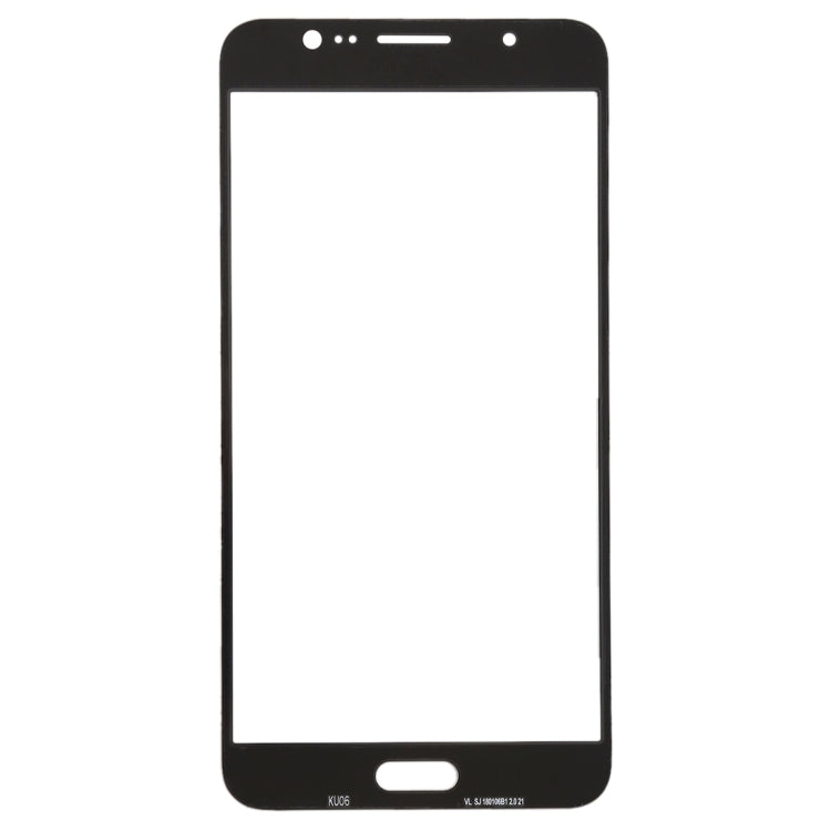 For Samsung Galaxy J7 (2016), J710F, J710FN, J710M/MN, J7108 10pcs Front Screen Outer Glass Lens (Black)