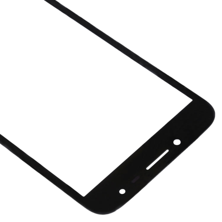 For Samsung Galaxy J2 Pro (2018), J250F/DS 10pcs Front Screen Outer Glass Lens (Black)