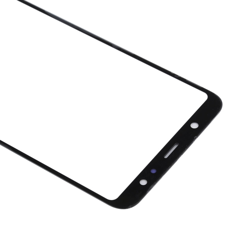 For Samsung Galaxy A6+ (2018) / A605  10pcs Front Screen Outer Glass Lens (Black)