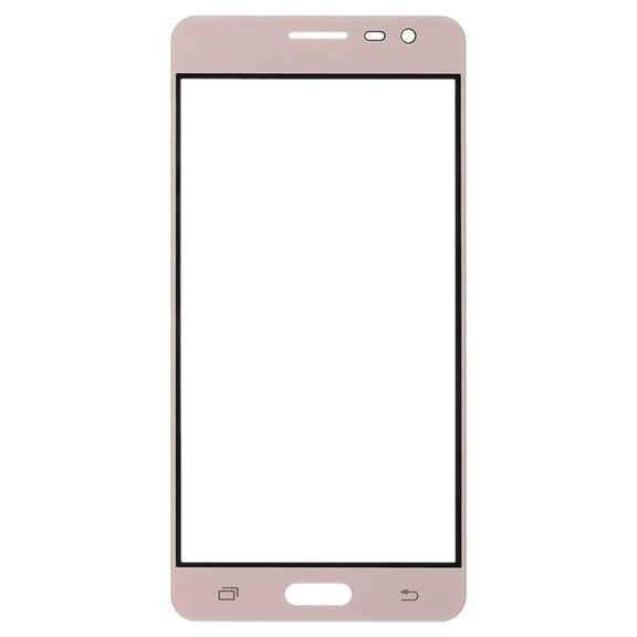 For Samsung Galaxy J3 Pro / J3110 10pcs Front Screen Outer Glass Lens (Gold)