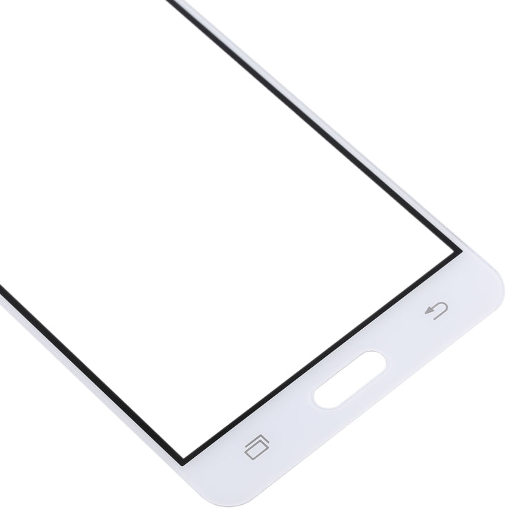 For Samsung Galaxy J3 Pro / J3110 10pcs Front Screen Outer Glass Lens (White)