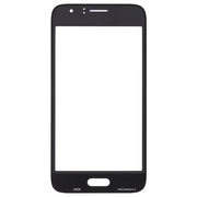 For Samsung Galaxy J1 (2016) / J120 10pcs Front Screen Outer Glass Lens (Black)