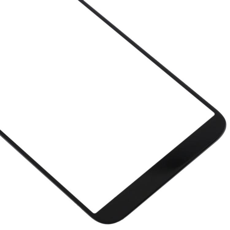For Samsung Galaxy A6 (2018)  10pcs Front Screen Outer Glass Lens (Black)