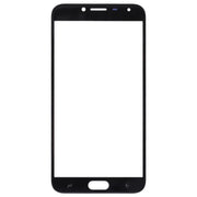 For Samsung Galaxy J4 (2018) 10pcs Front Screen Outer Glass Lens (Black)