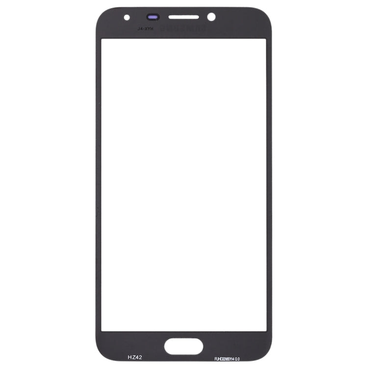 For Samsung Galaxy J4 (2018) 10pcs Front Screen Outer Glass Lens (Blue)
