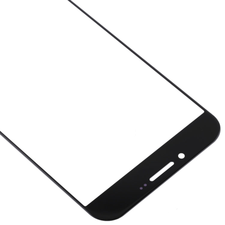 For Samsung Galaxy A8 (2016) / A810 10pcs Front Screen Outer Glass Lens (Black)