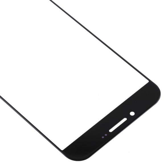 For Samsung Galaxy A8 (2016) / A810 10pcs Front Screen Outer Glass Lens (Black)