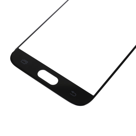 For Samsung Galaxy J7 (2017) / J730 10pcs Front Screen Outer Glass Lens (Black)