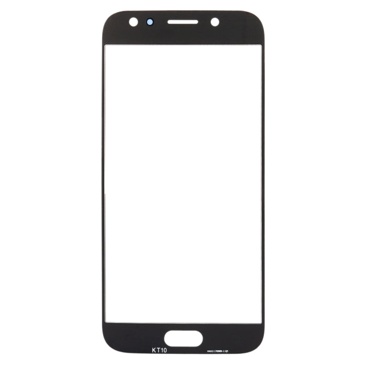 For Samsung Galaxy J7 (2017) / J730 10pcs Front Screen Outer Glass Lens (Gold)