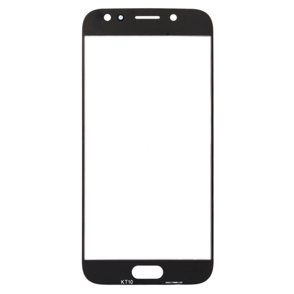 For Samsung Galaxy J7 (2017) / J730 10pcs Front Screen Outer Glass Lens (Rose Gold)