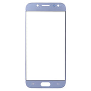 For Samsung Galaxy J5 (2017) / J530 10pcs Front Screen Outer Glass Lens (Blue)