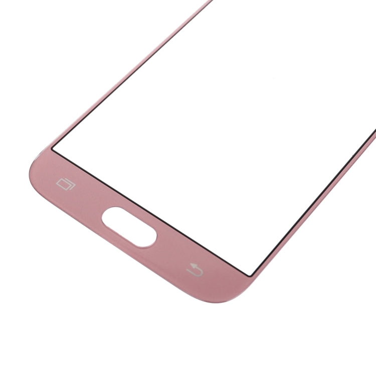 For Samsung Galaxy J5 (2017) / J530 10pcs Front Screen Outer Glass Lens (Rose Gold)