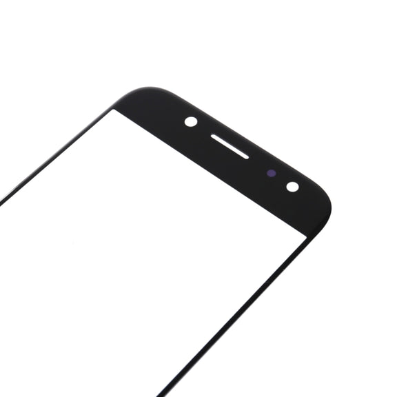 For Samsung Galaxy J3 (2017) / J330 10pcs Front Screen Outer Glass Lens (Black)