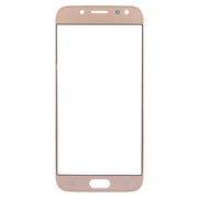 For Samsung Galaxy J3 2017 / J330 10pcs Front Screen Outer Glass Lens (Gold)