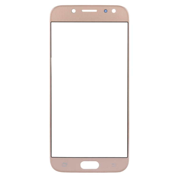 For Samsung Galaxy J3 2017 / J330 10pcs Front Screen Outer Glass Lens (Gold)